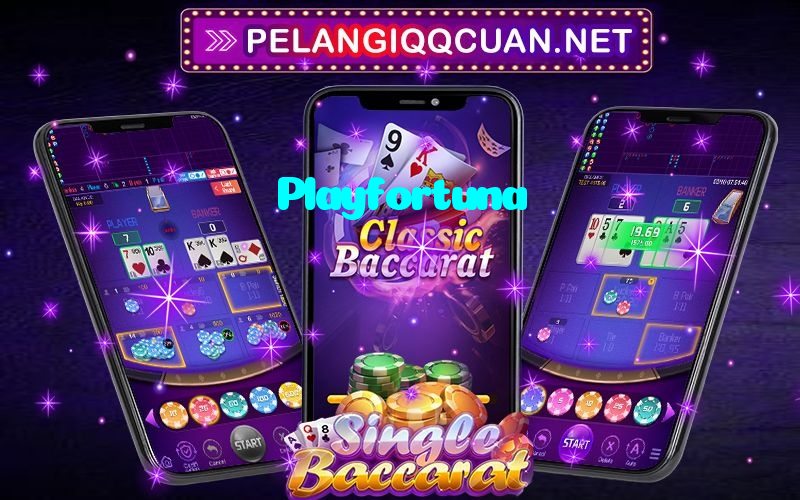Playfortuna casino presented on mobile device in Pakistan with slots and live games